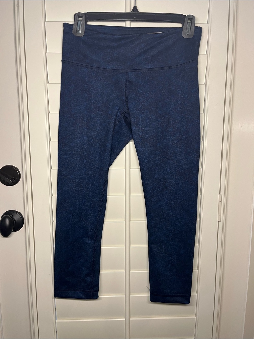 lululemon athletica Navy Geometric Print Leggings